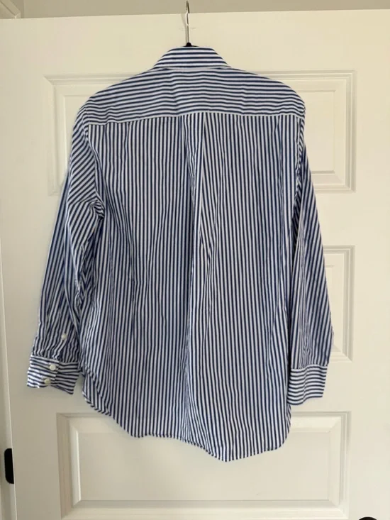 Rag & Bone Maxine Cotton Poplin Striped Shirt - Picture 6 of 7